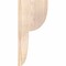 Ekena Millwork Crestline Smooth Corbel, Douglas Fir, 5 1/2"W x 10"D x 22"H COR06X10X22CRE00SDF - alternate 2